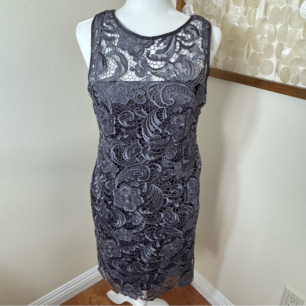 Adrianna Papell Lace Mini Dress